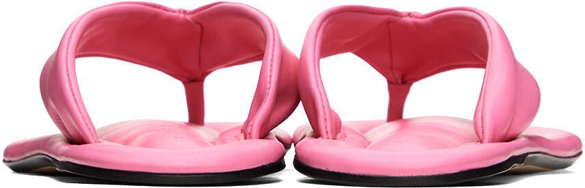 BY FAR Pink Dasha Sandals
