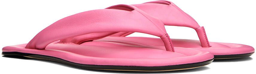 BY FAR Pink Dasha Sandals