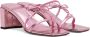BY FAR Pink June Heeled Sandals - Thumbnail 4