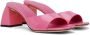 BY FAR Pink Romy Heeled Sandals - Thumbnail 4