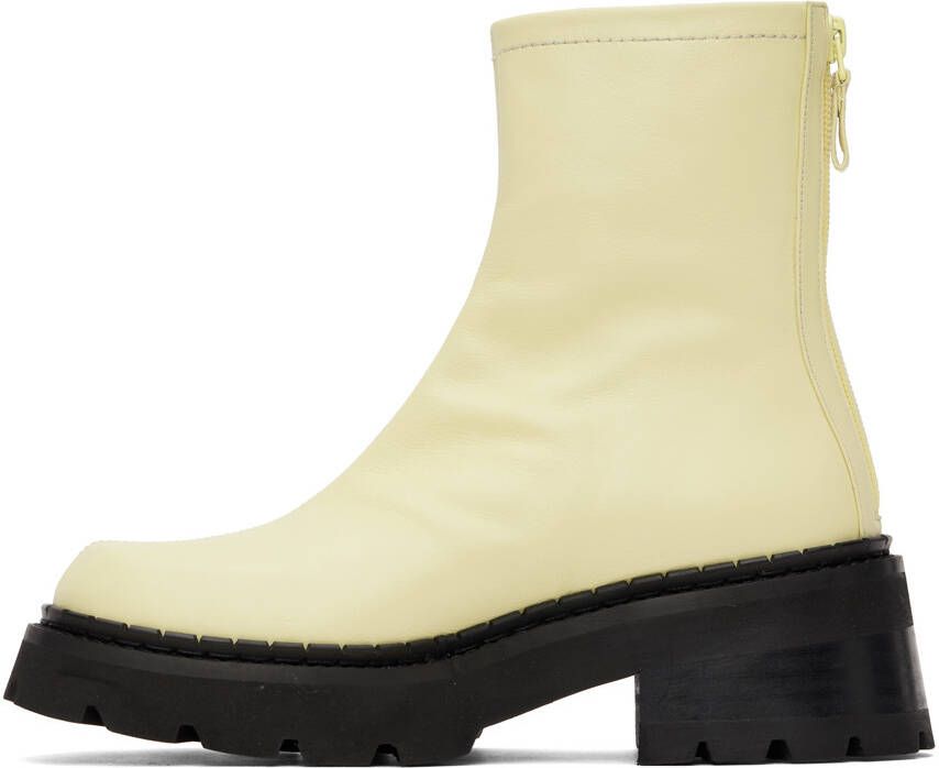 BY FAR Yellow Alister Boots