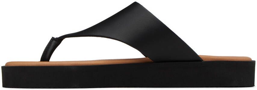 by Malene Birger Black Marisol Flat Sandals