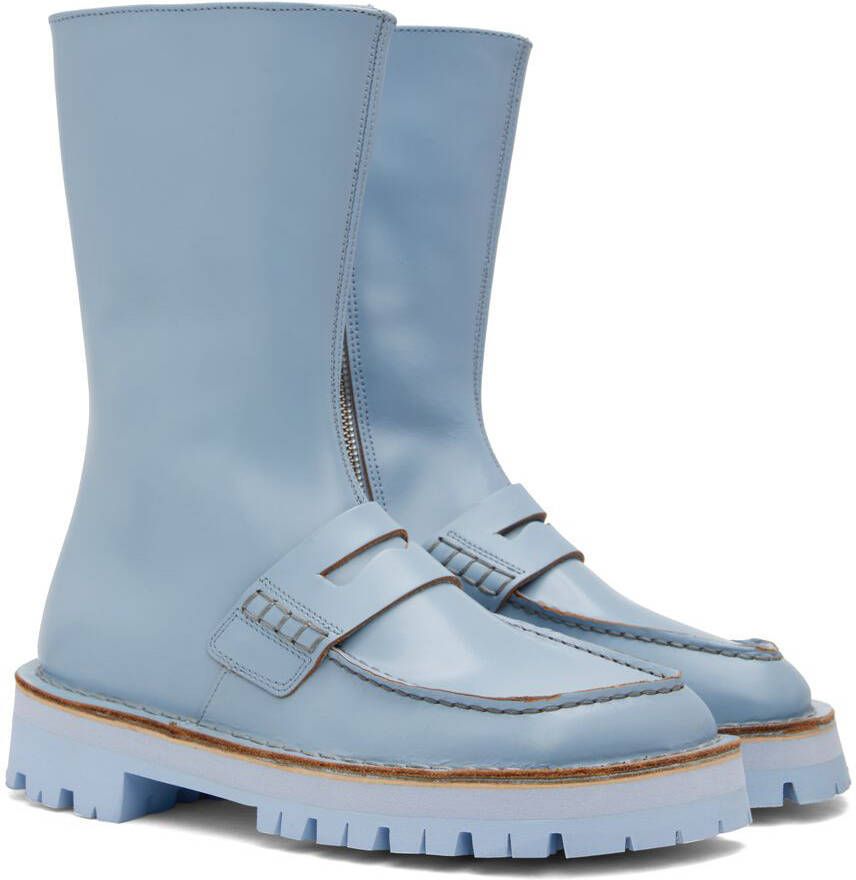 CAMPERLAB Blue Eki Zip-Up Boots