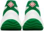 Casablanca White & Green Atlantis Sneakers - Thumbnail 2