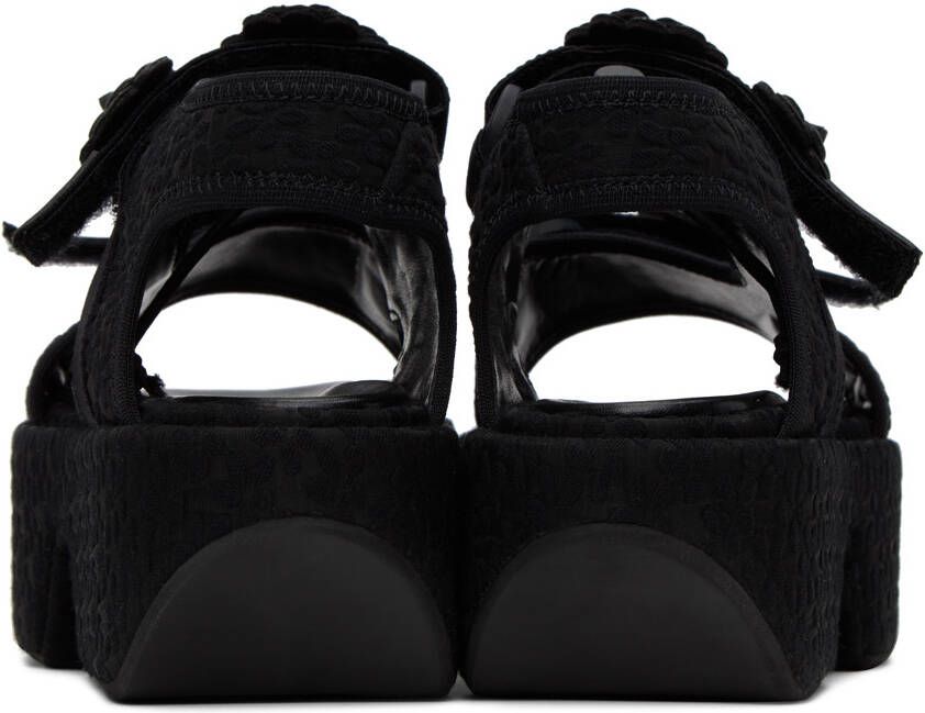 Cecilie Bahnsen Black May Sandals