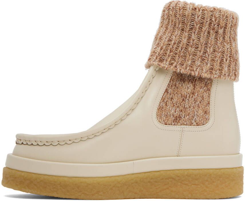 Chloé Beige Jamie Boots