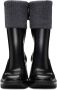 Chloé Black & Grey Betty Rain Boots - Thumbnail 2