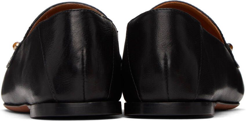 Chloé Black Auruna Loafers