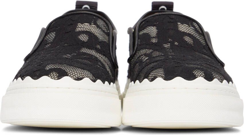 Chloé Black Lace Lauren Sneakers