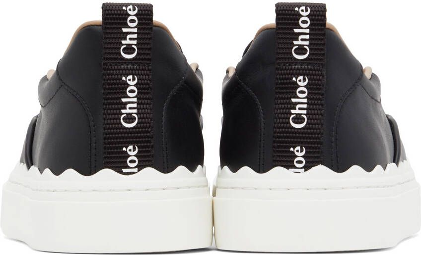 Chloé Black Lauren Slip-On Sneakers