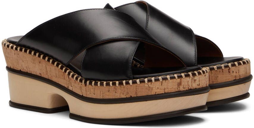 Chloé Black Lilia Heeled Sandals