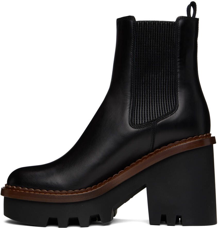 Chloé Black Owena Boots