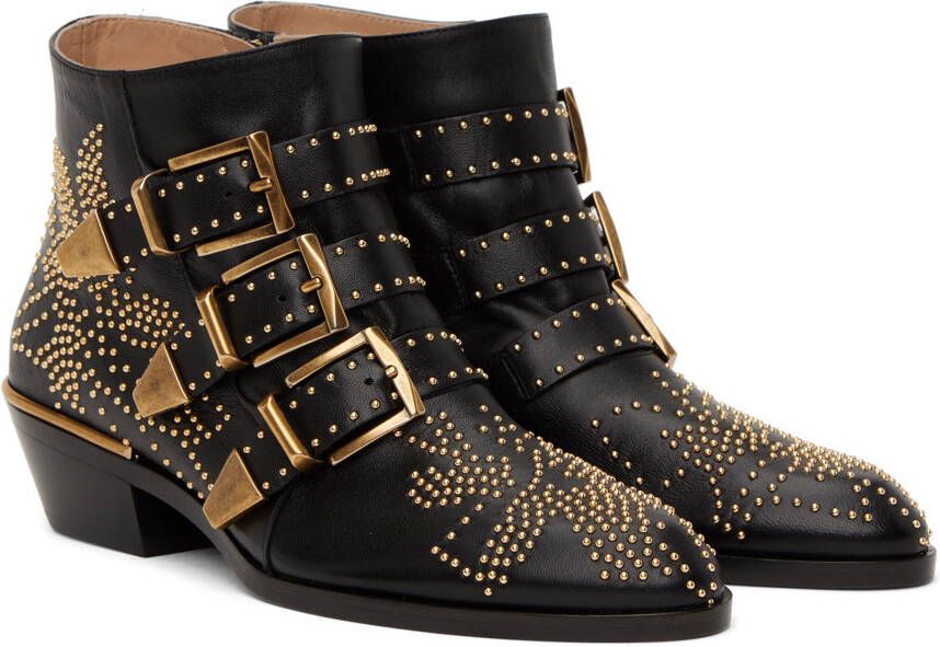 Chloé Black Susanna Ankle Boots
