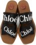 Chloé Black Woody Wedge Heeled Sandals - Thumbnail 5