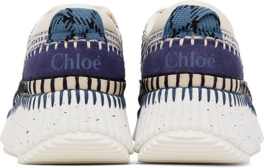 Chloé Blue Nama Sneakers