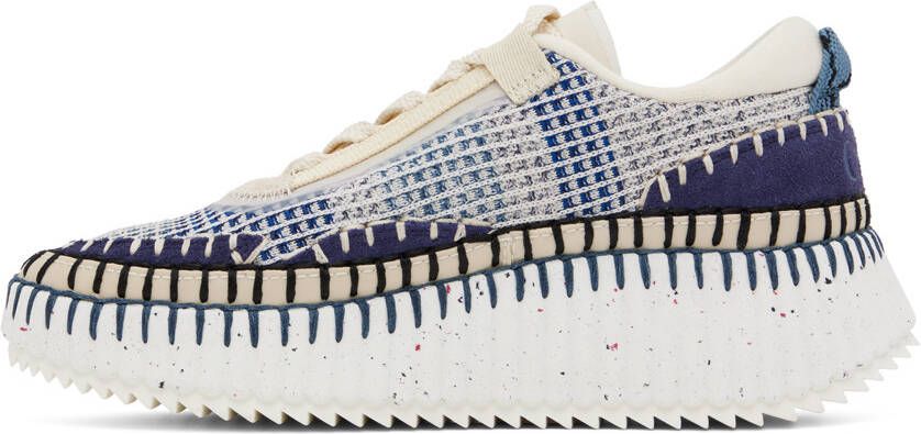 Chloé Blue Nama Sneakers