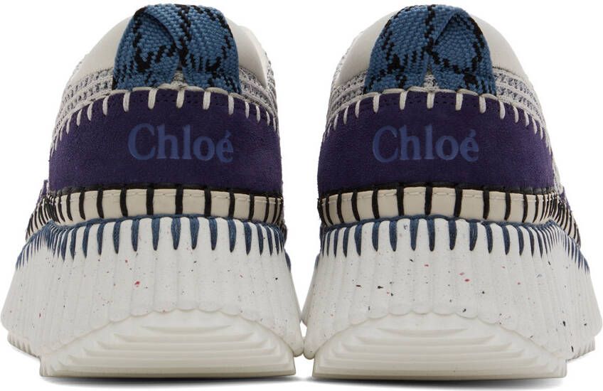 Chloé Blue Nama Sneakers