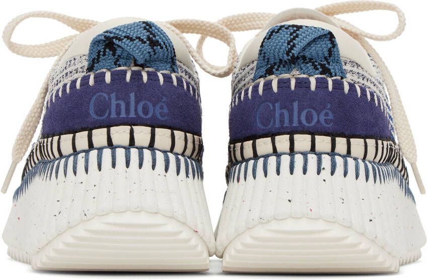 Chloé Blue Nama Sneakers