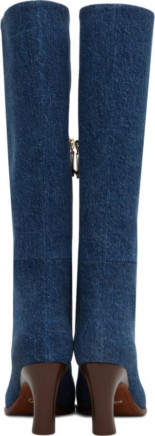 Chloé Blue Oli Boots