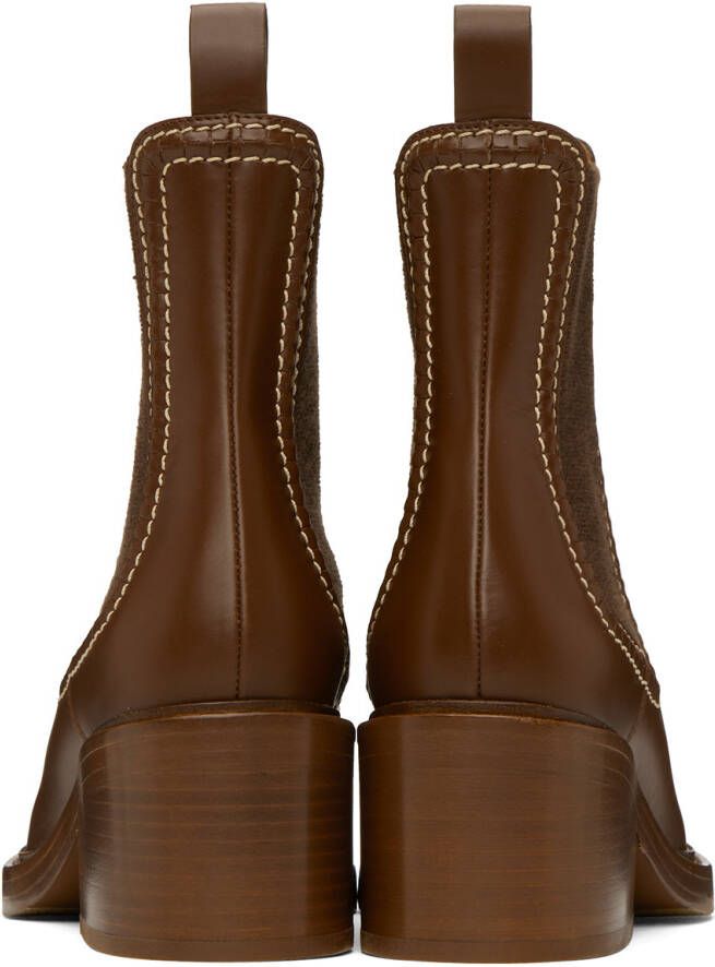 Chloé Brown Mallo Boots