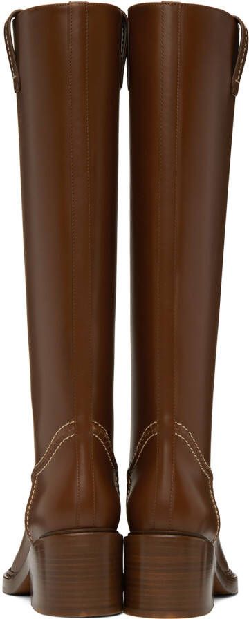 Chloé Brown Mallo Tall Boots