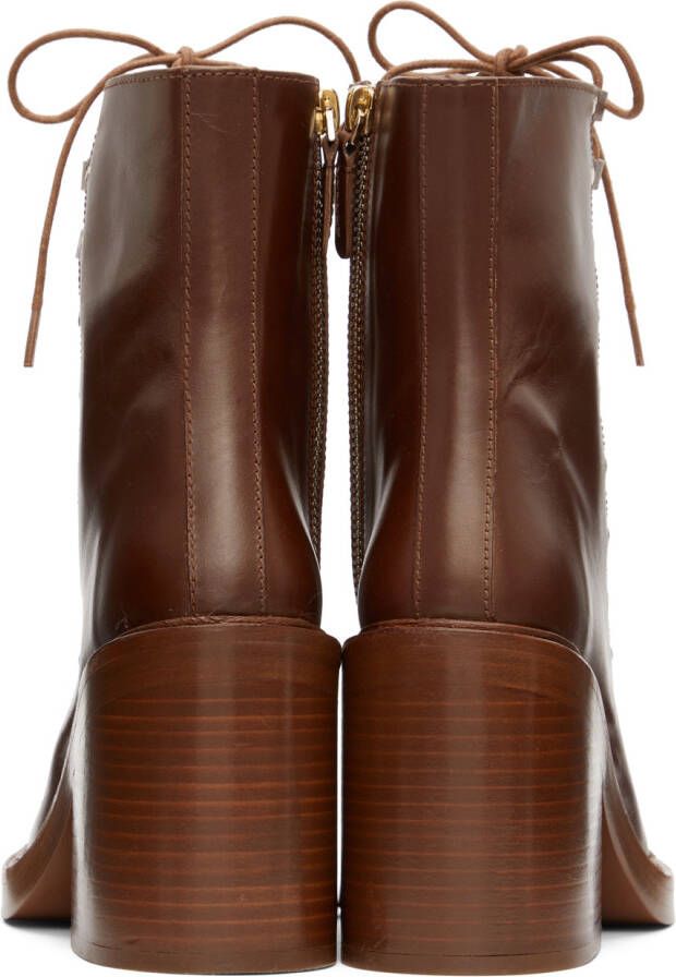 Chloé Brown May Ankle Boots