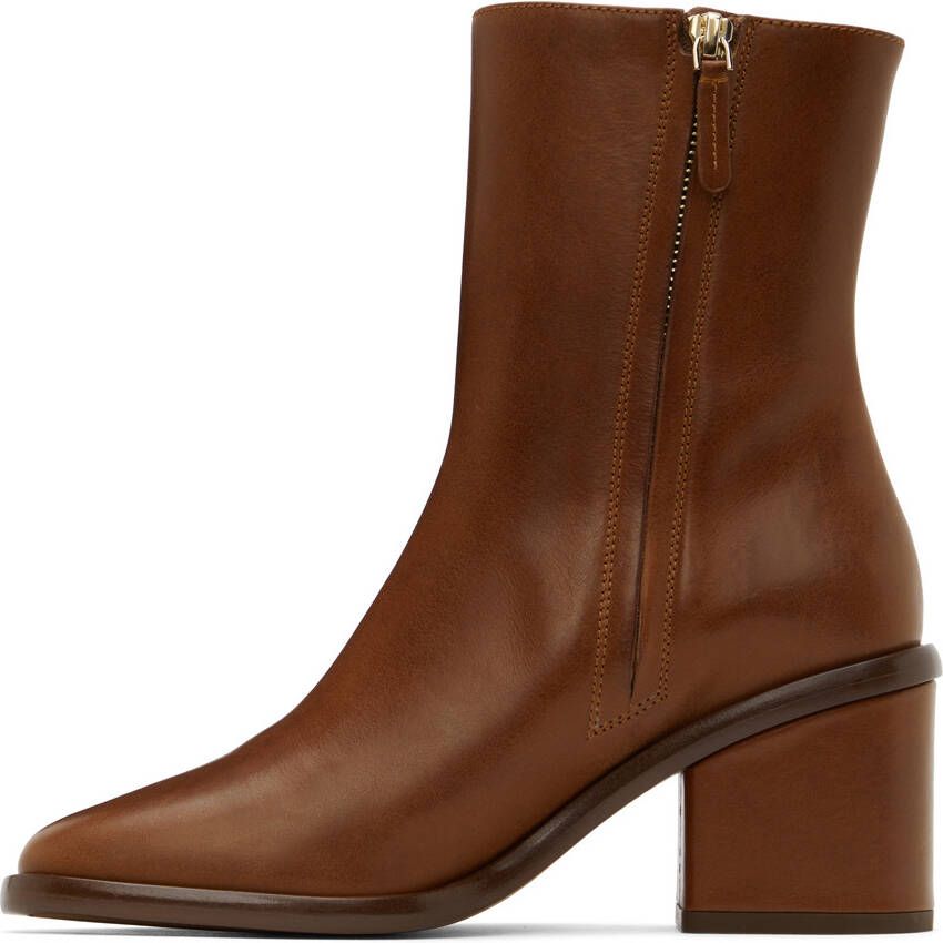 Chloé Brown Meganne Ankle Boots