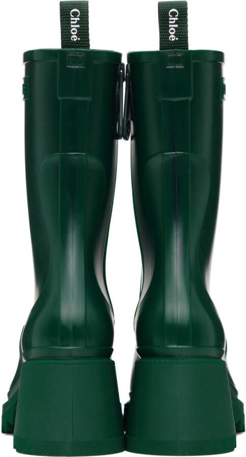 Chloé Green Betty Boots