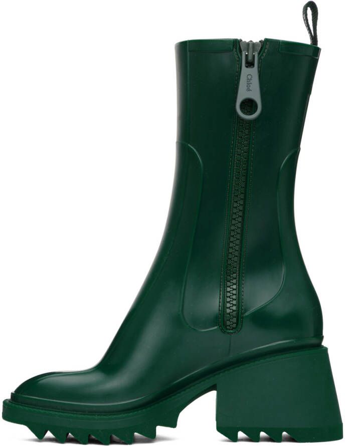 Chloé Green Betty Boots