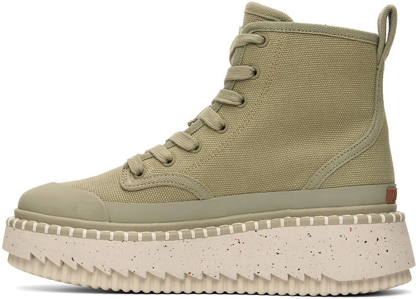 Chloé Khaki Lilli Desert Boots