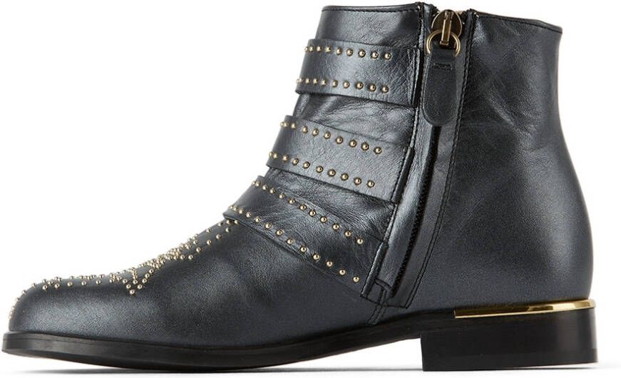 Chloé Kids Black Studded Ankle Boots