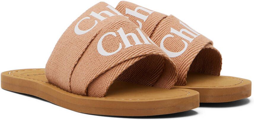 Chloé Kids Brown Woody Sandals