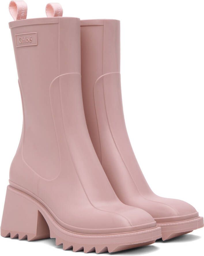 Chloé Pink Betty Boots