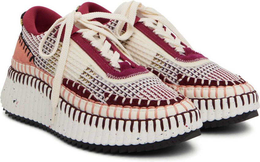 Chloé Red Nama Sneakers