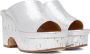 Chloé Silver Oli Platform Heeled Sandals - Thumbnail 4
