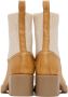 Chloé Tan & Beige Neva Sock Boots - Thumbnail 2