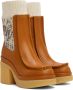 Chloé Tan Jamie Sock Boots - Thumbnail 4