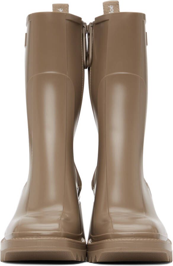 Chloé Taupe Betty Boots