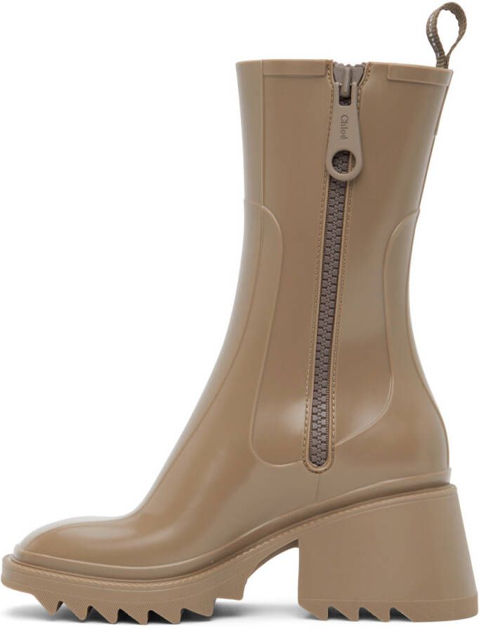 Chloé Taupe Betty Boots