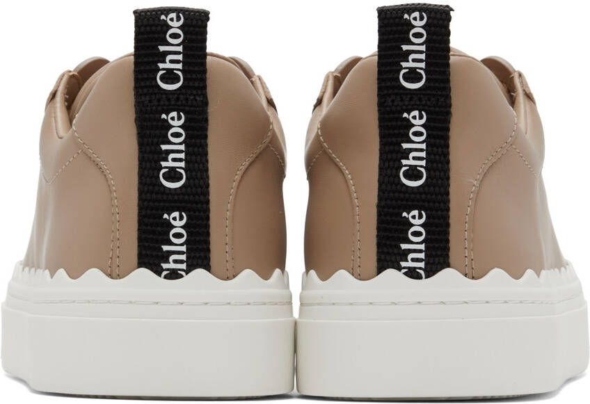 Chloé Taupe Lauren Sneakers