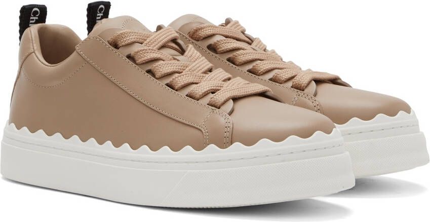 Chloé Taupe Lauren Sneakers