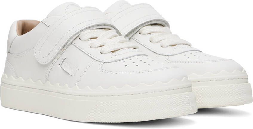 Chloé White Strap Lauren Sneaker