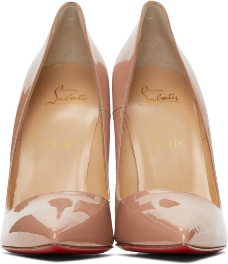 Christian Louboutin Beige Patent So Kate 120 Heels