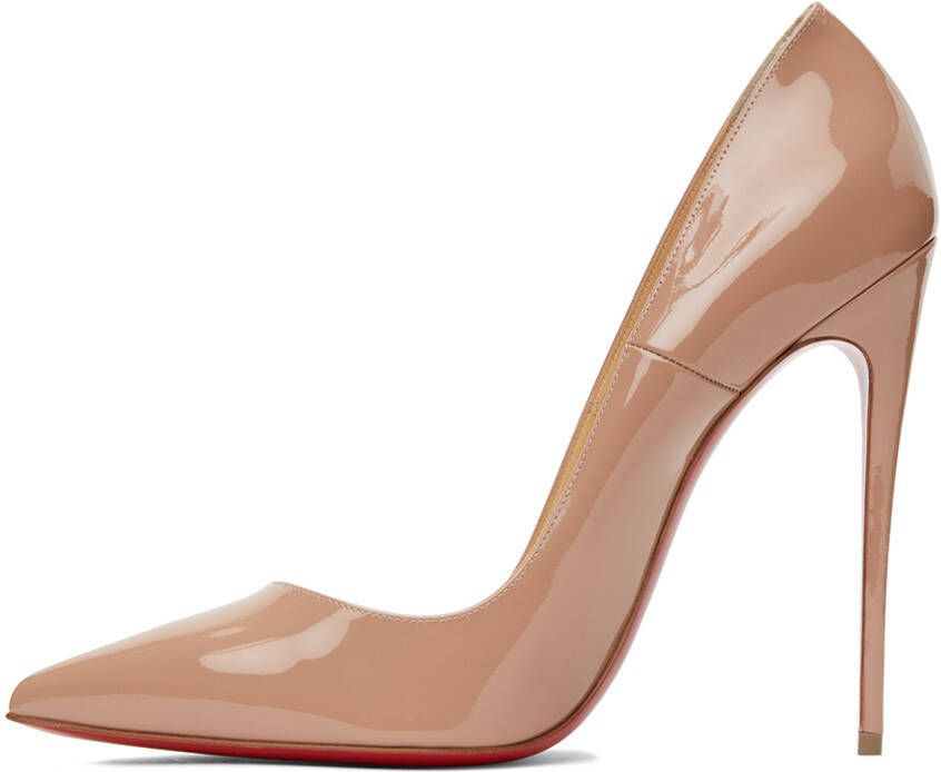 Christian Louboutin Beige Patent So Kate 120 Heels