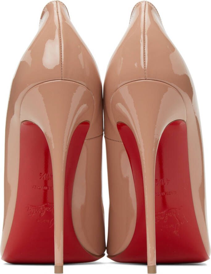 Christian Louboutin Beige Patent So Kate 120 Heels