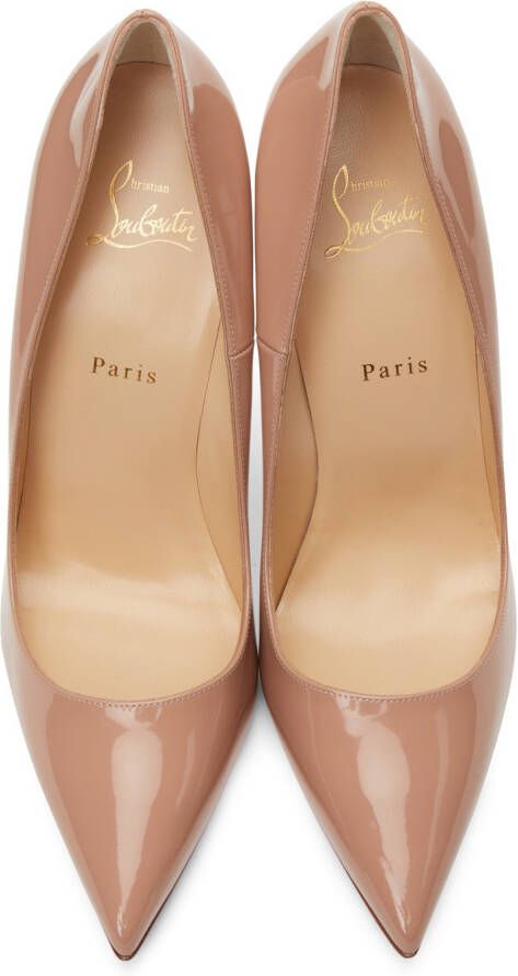 Christian Louboutin Beige Patent So Kate 120 Heels