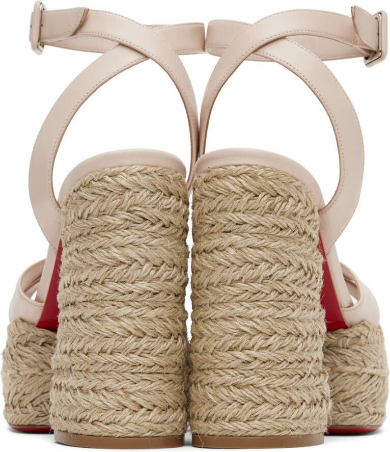 Christian Louboutin Beige Super Mariza Heeled Sandals