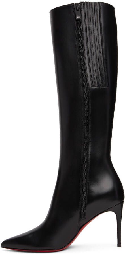 Christian Louboutin Black Kate Botta 85mm Tall Boots