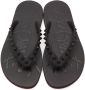 Christian Louboutin Black Loubi Flip Donna Flat Sandals - Thumbnail 5