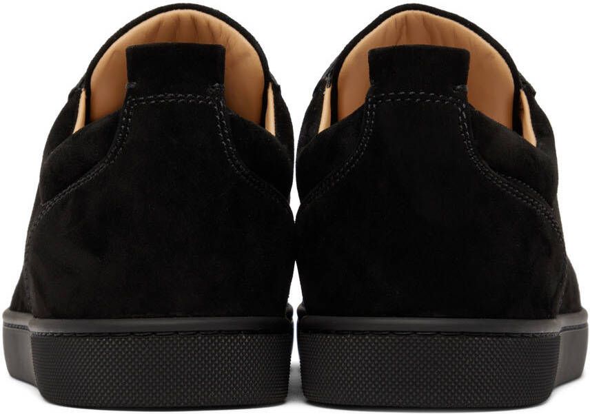 Christian Louboutin Black Louis Junior Spikes Low-Top Sneakers